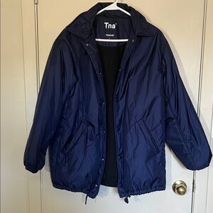 TNA Navy Blue Coach Jacket